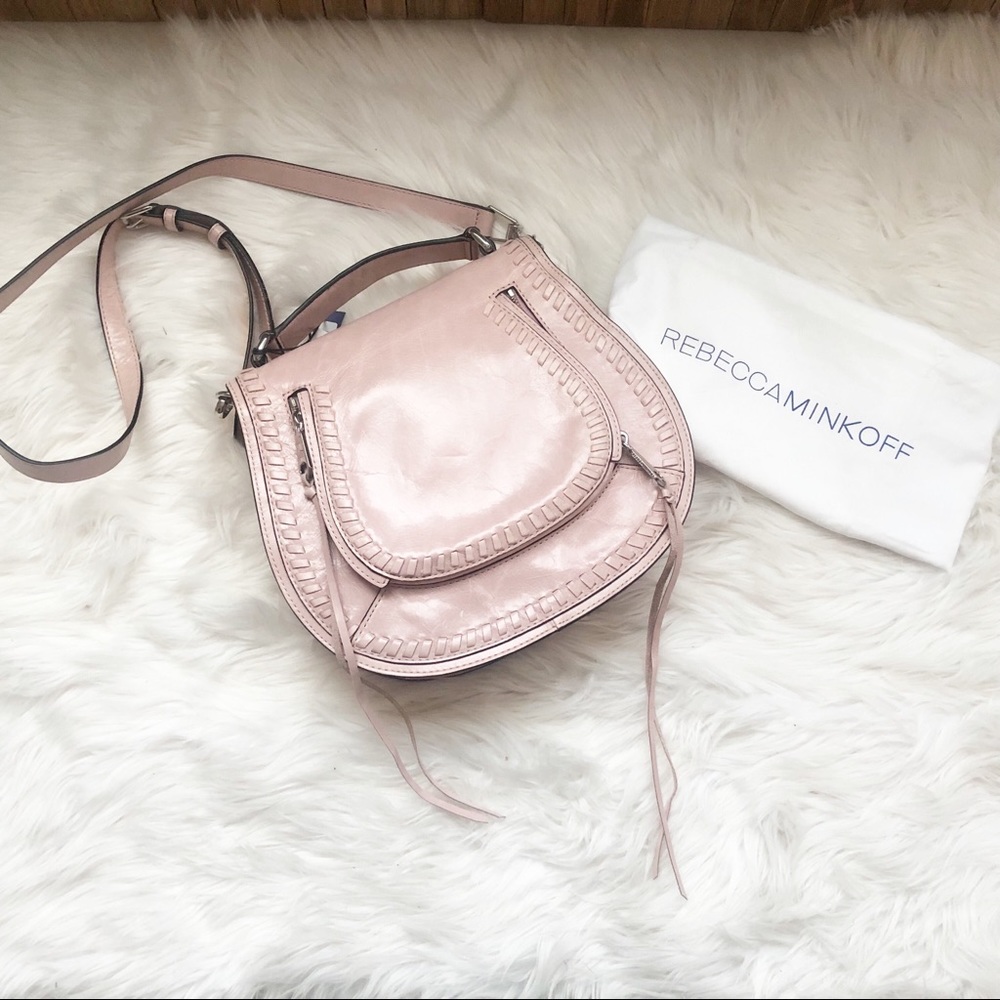 Rebecca Minkoff Vanity Saddle Bag Lilac~SOLD - Picture 3 of 8